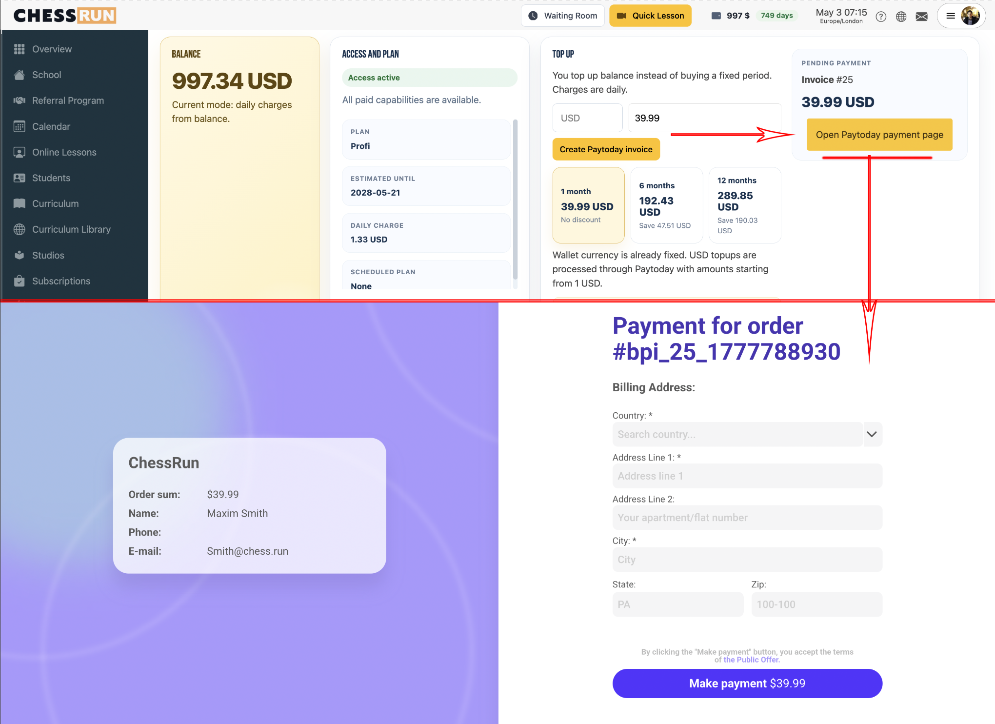 Payment method